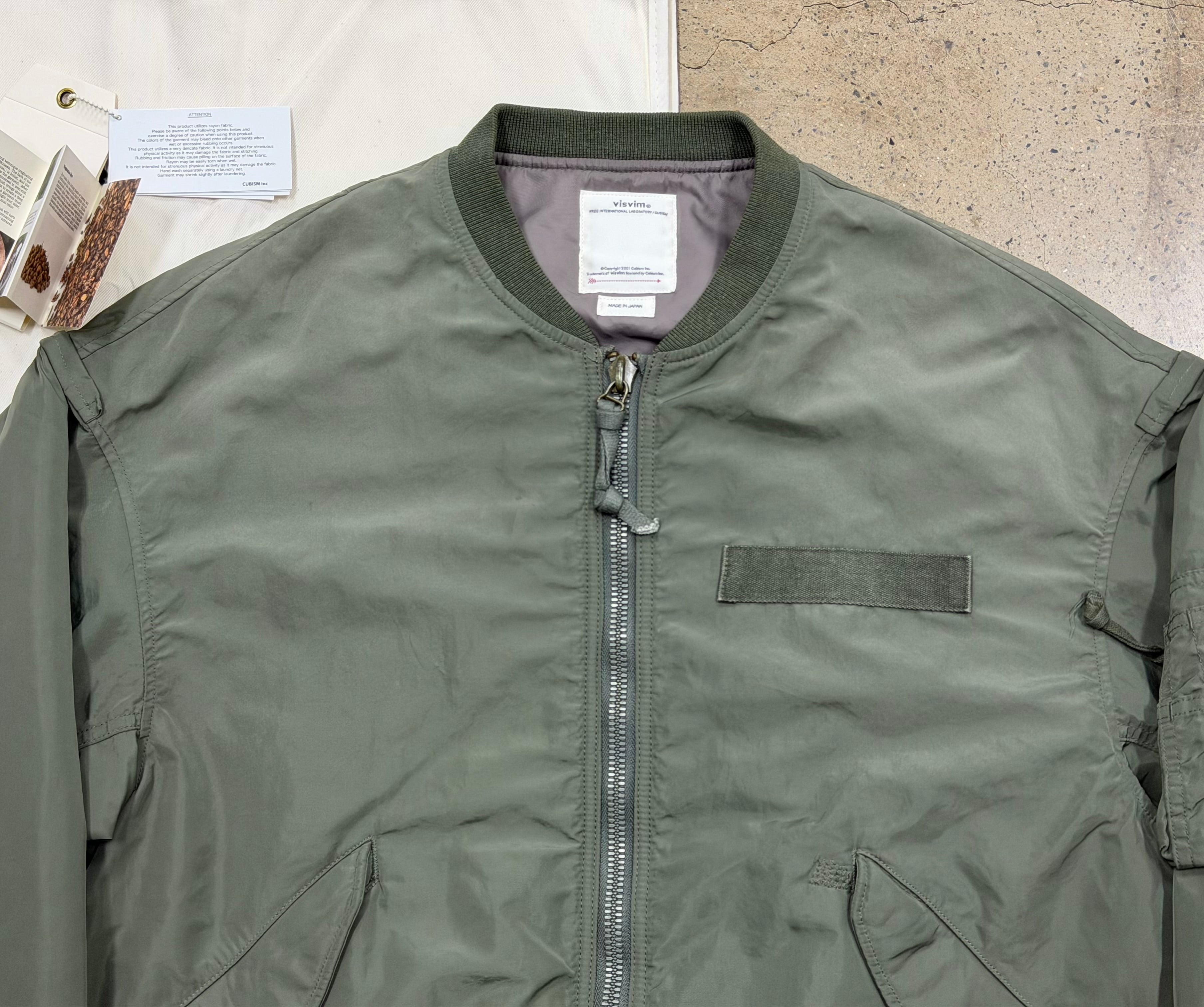 Visvim 23aw Thorson Jkt Crash MA1