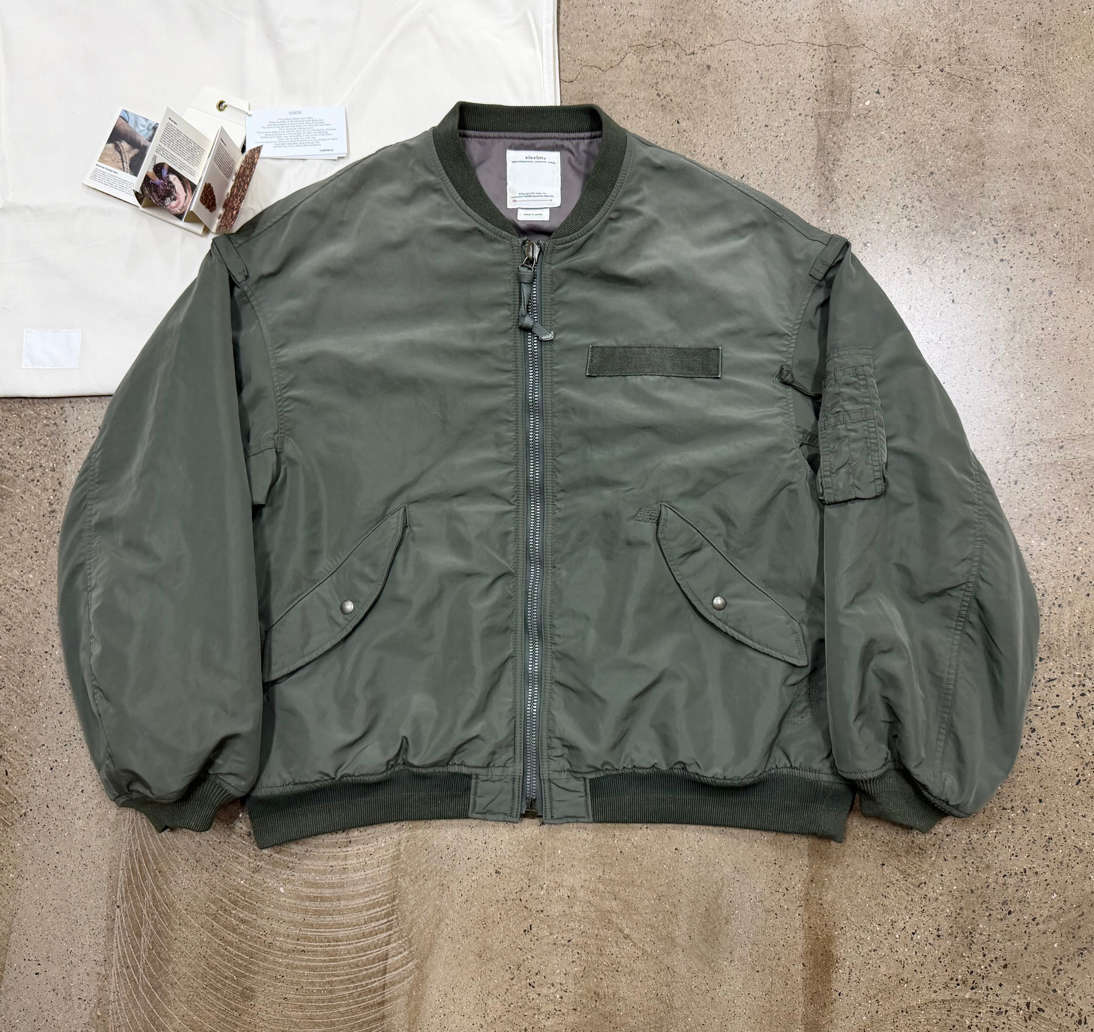 Visvim 23aw Thorson Jkt Crash MA1