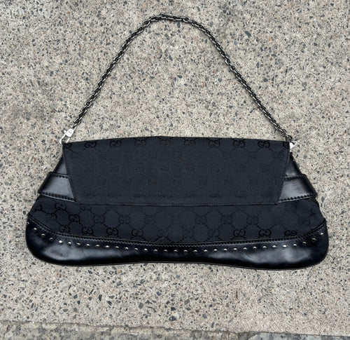 GUCCI
Horsebit Chain Large Clutch Bag
